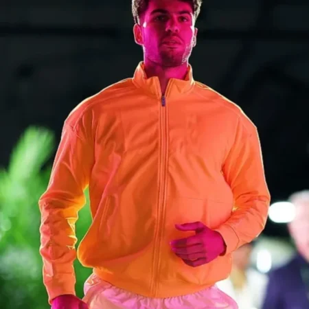 Carlos Alcaraz Yellow Tennis Jacket