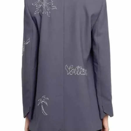 Celebrity Inspired Embellished Blazer