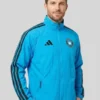 Charlotte FC adidas 2026 Anthem Blue Raglan Jacket