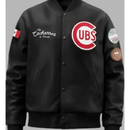 Chicago Cubs 2026 Varsity Leather Jacket