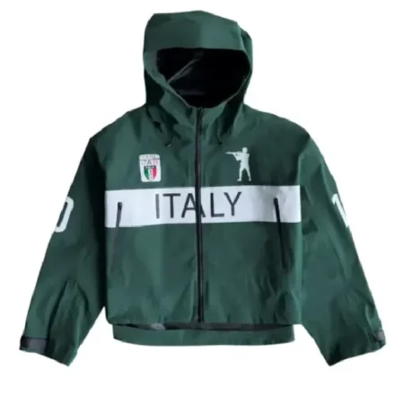 Chief Keef Italy Green Hooded Jacket