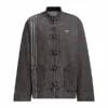 Chinese New Year Dark Gray Denim Jacket