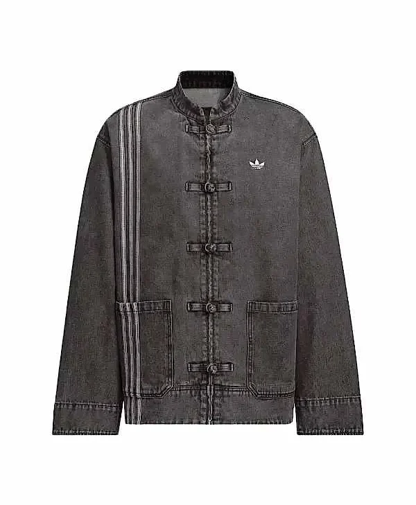 Chinese New Year Dark Gray Denim Jacket