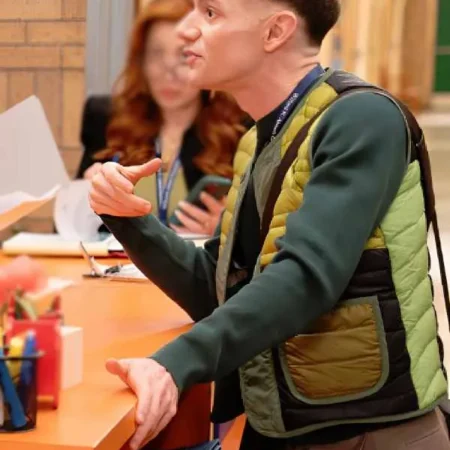 Chris Perfetti Colorblock Puffer Vest