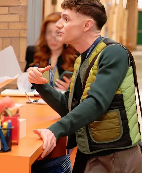Chris Perfetti Colorblock Puffer Vest
