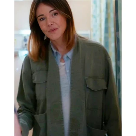 Christa Miller Shrinking S03 Green Jacket