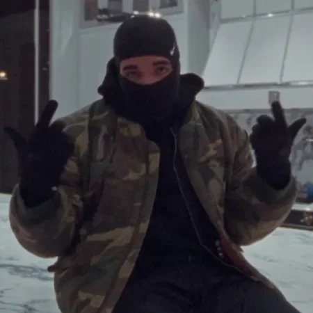 Drake Toosie Slide Raf Simons Riot Bomber Jacket for sale