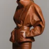 Dune Part Three Zendaya Brown Leather coat For Sale