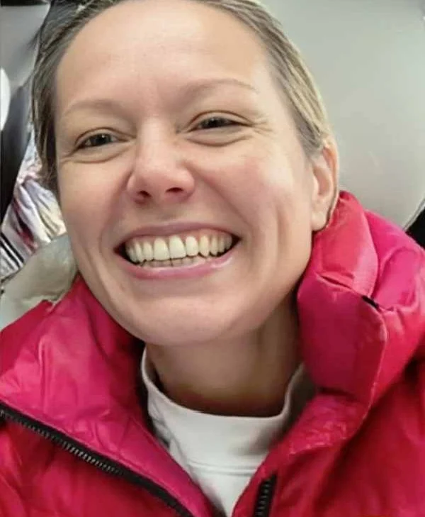 Dylan Dreyer Red Puffer Coat