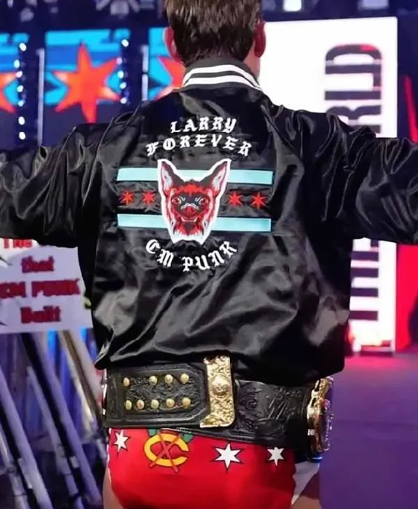 Elimination Chamber CM Punk Larry Forever Jacket