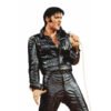 Elvis Presley 1968 Comeback Special Black Leather Outfit