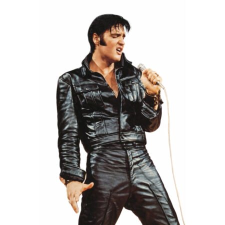 Elvis Presley 1968 Comeback Special Black Leather Outfit