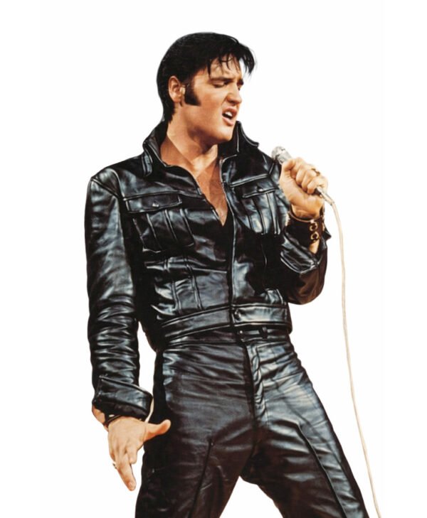 Elvis Presley 1968 Comeback Special Black Leather Outfit