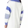 Erika Girardi Striped Polo Sweatshirt