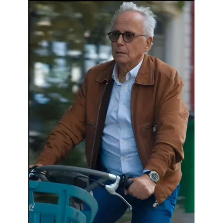 Fabrice Luchini Brown Jacket