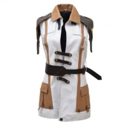 Final Fantasy XIII Lightning Returns White Leather Vest