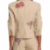 Floral tailored blazer