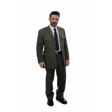 Frank Grillo Kill Code 2026 Military Style Coat
