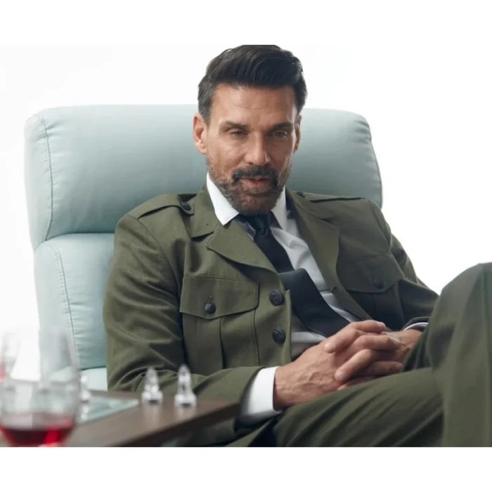 Kill Code 2026 Frank Grillo Military Style Coat