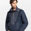Get Alvaro Arbeloa Leather Mix Track Top Jacket