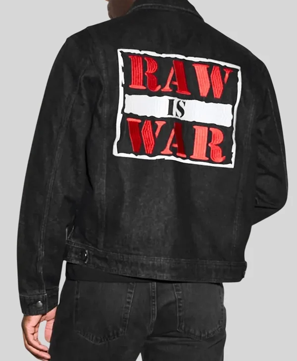 Get Raw Is War Vintage Denim Jacket