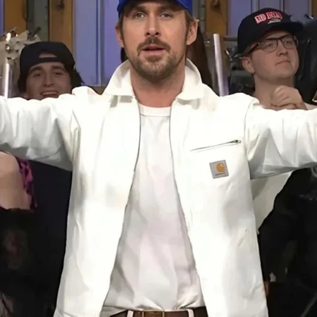 Get Ryan Gosling Carhartt White Jacket