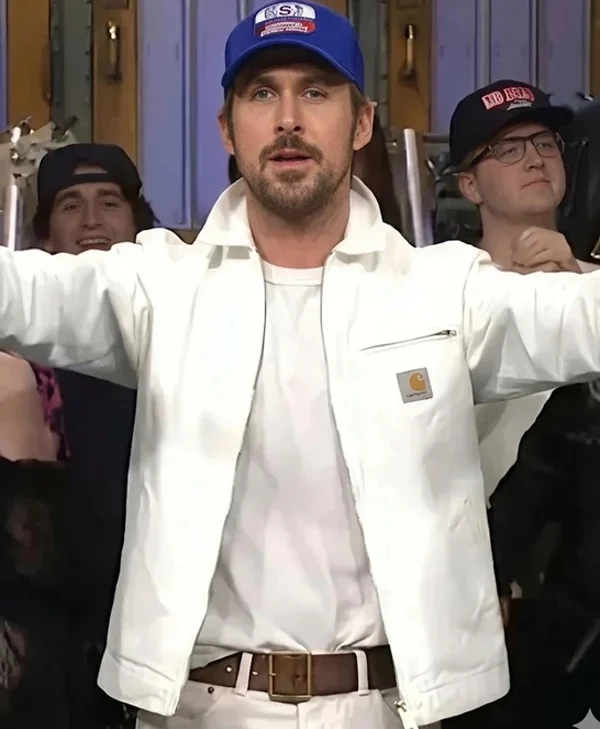 Get Ryan Gosling Carhartt White Jacket