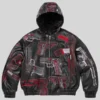 Get Supreme SS26 Guns Leather Jacket