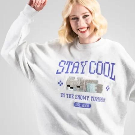 Get Very Cool x Minecraft Tundra Crewneck Sweatshirt