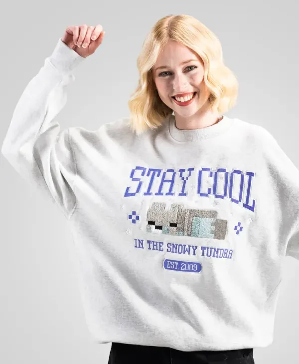 Get Very Cool x Minecraft Tundra Crewneck Sweatshirt