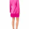 Good Morning America 2026 Lori Bergamotto Pink Satin Blazer Dress