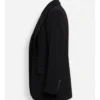 Hannah Waddingham Draped Off The Shoulders Black Blazer for sale