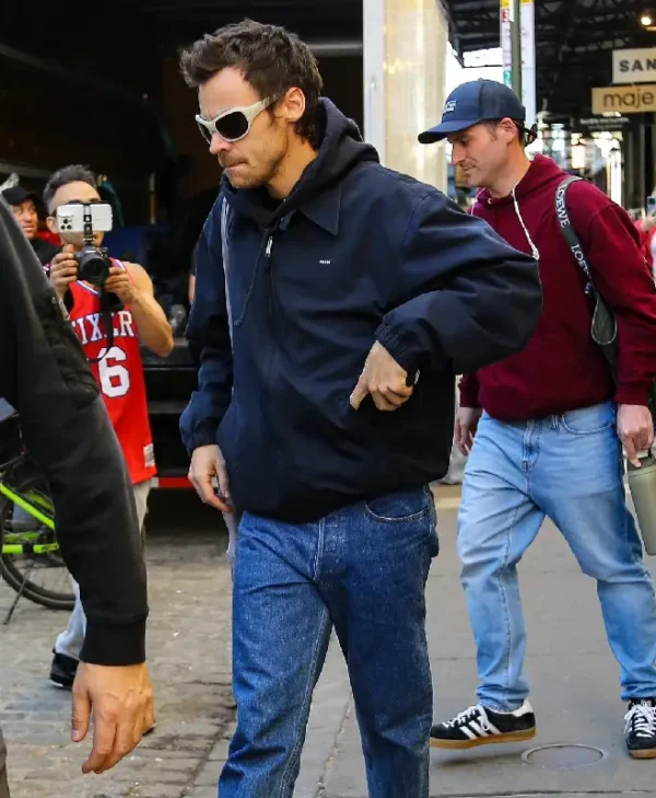 Harry Styles Navy Blue Jacket