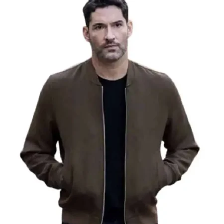 Hart Hoxton CIA S01 Brown Bomber Jacket