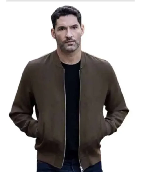 Hart Hoxton CIA S01 Brown Bomber Jacket
