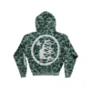 Hellstar Green Camo Zipper Hoodie