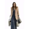 Home Delivery Janie Haddad Tompkins Beige Blazer