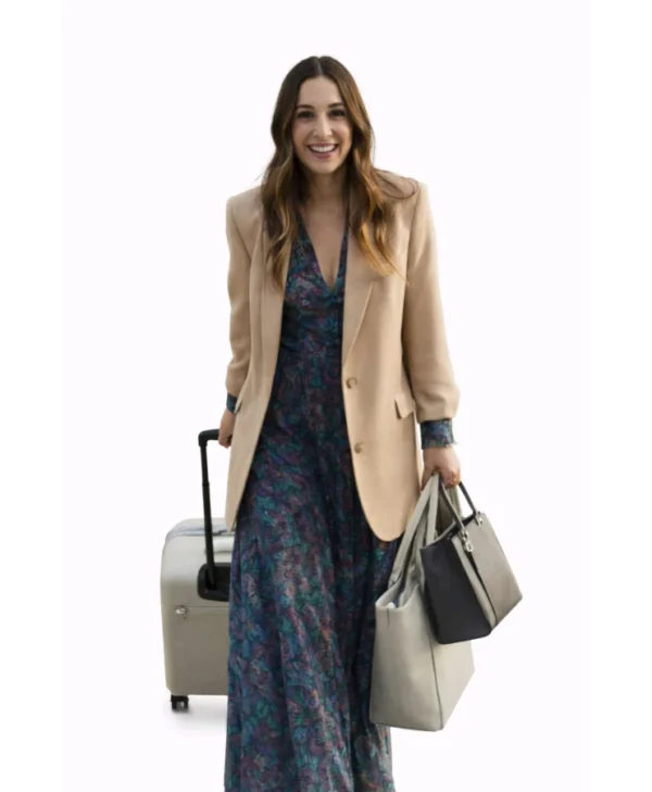 Home Delivery Janie Haddad Tompkins Beige Blazer