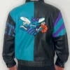Hornets NBA Leather Jacket