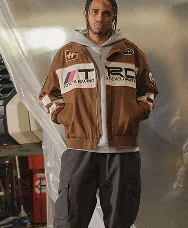 Huf x Toyota TRD Global Racing Jacket Brown