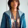 Imperfect Women 2026 Kerry Washington Hooded Denim Jacket