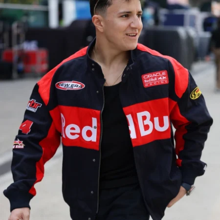 Isack Hadjar New Era Oracle Red Bull Racing Team Jacket