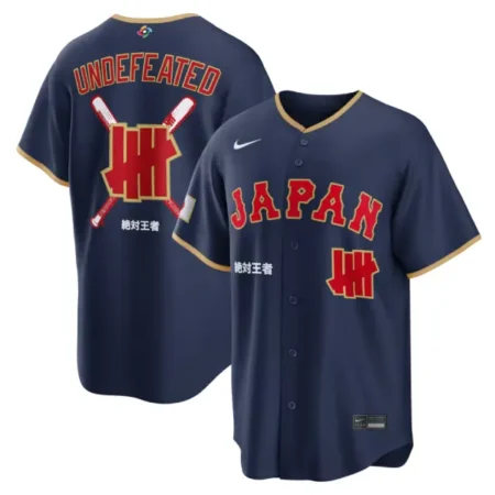 Japan Baseball Nike x Undefeated World Baseball Classic Stadium Jersey 2026