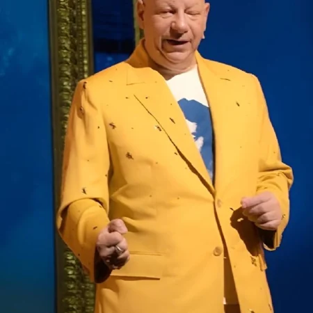 Jeff Ross yellow suit