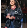 Jordin Sparks Los Angeles Clippers Game Varsity Jacket