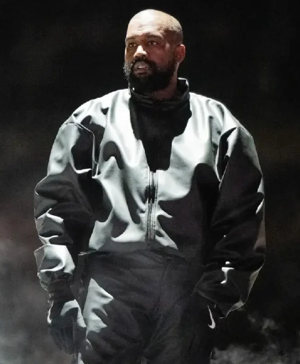 Kanye West Mexico City Black Leather Jacket