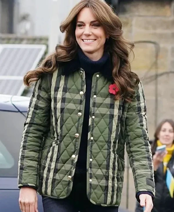 Kate Middleton Quilted Burberry Jacket
