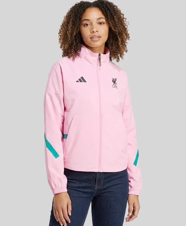 LFC Adidas 25-26 Z.N.E Pink Anthem Jacket