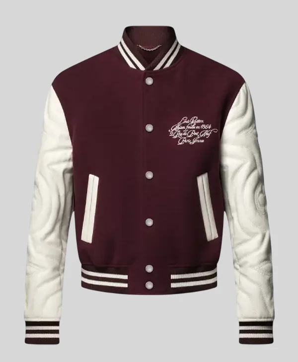 LV Calfskin Varsity Jacket