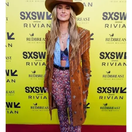 Lainey Wilson Fringe Coat